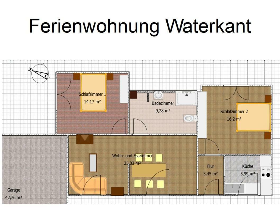 Ferienwohnung Waterkant Cappeler Niederstrich Dış mekan fotoğraf